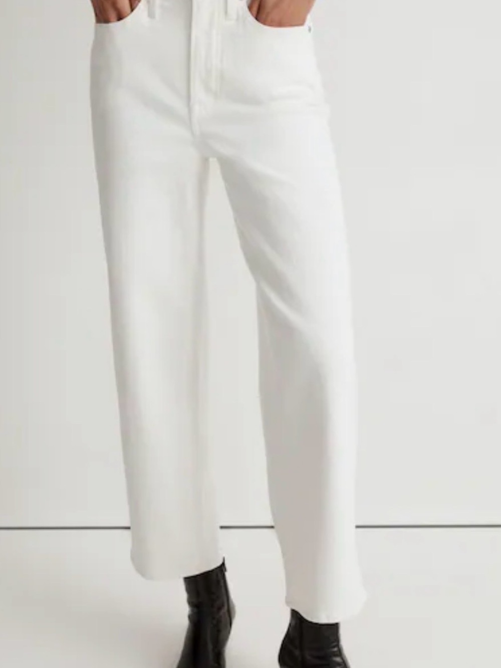 Madewell Perfect Vintage Wide-Leg Crop Jeans